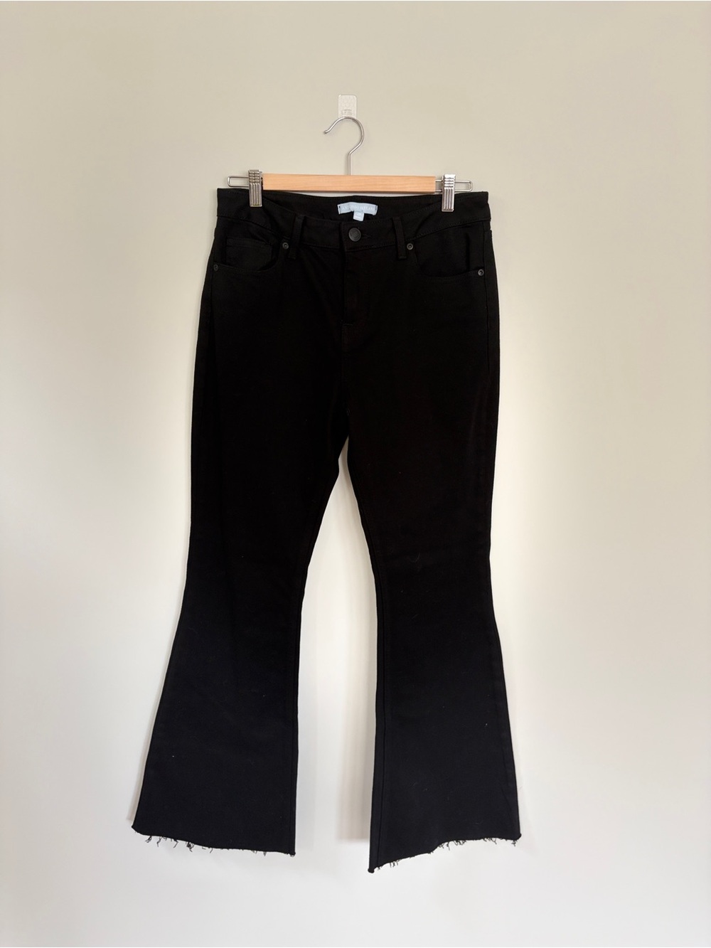 Antonio Melani Black Women's Flare Jeans - Comfortable High-Rise Style